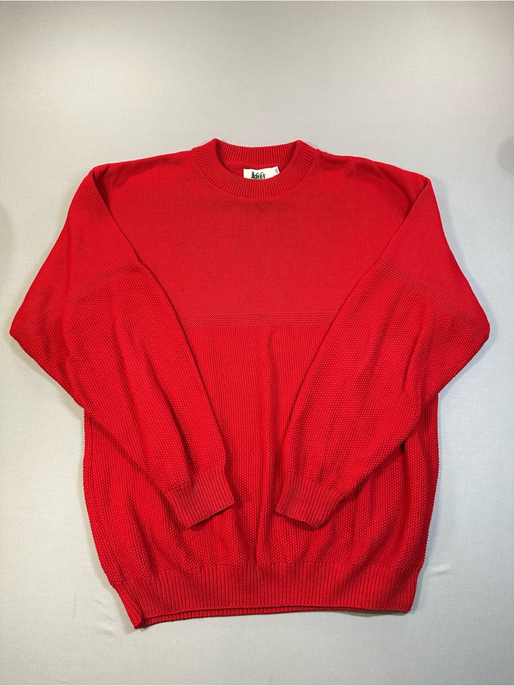 VINTAGE REI Knit Crewneck Dropped Shoulder Sweater - Unisex Medium/Large